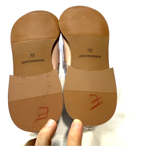 Johnston & Murphy Pink Patent Leather Loafer TRUFOAM Size 8.5M Preppy Academia - Picture 7 of 8